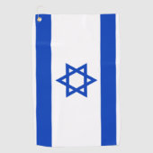 Serviette De Golf Israel flag  (Devant)