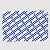 Serviette De Golf Israeli Flag (Horizontal)