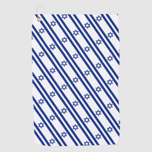 Serviette De Golf Israeli Flag (Devant)