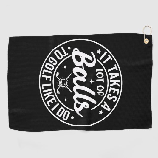 Serviette De Golf It Takes (Horizontal)