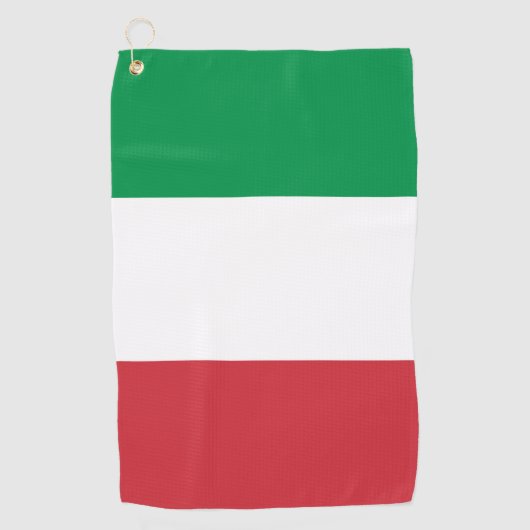 Serviette De Golf Italie Drapeau Italien Patriotique (Devant)