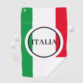 Serviette De Golf Italie Drapeau italien Rouge Blanc Vert Italia (En situation)