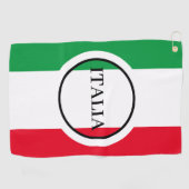 Serviette De Golf Italie Drapeau italien Rouge Blanc Vert Italia (Horizontal)