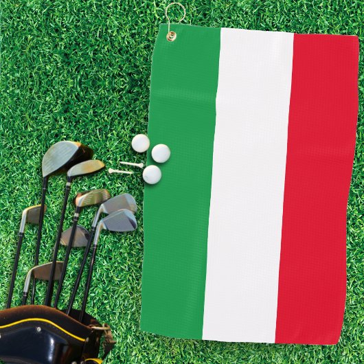 Serviette De Golf Italie Drapeau italien Rouge Blanc Vert Italia
