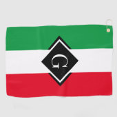 Serviette De Golf Italie Drapeau italien Rouge Blanc Vert Italia Ini (Horizontal)