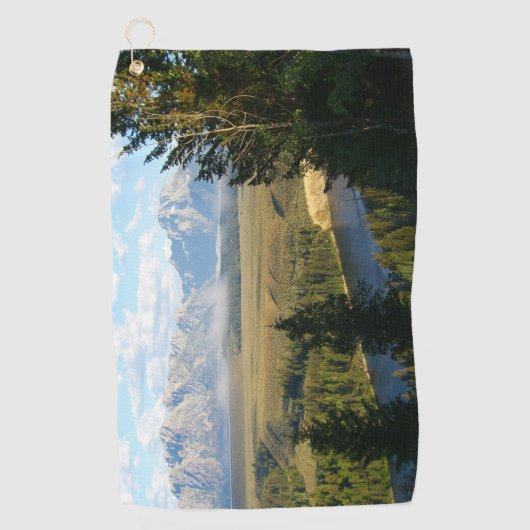 Serviette De Golf Jackson Hole Mountains et River (Devant)