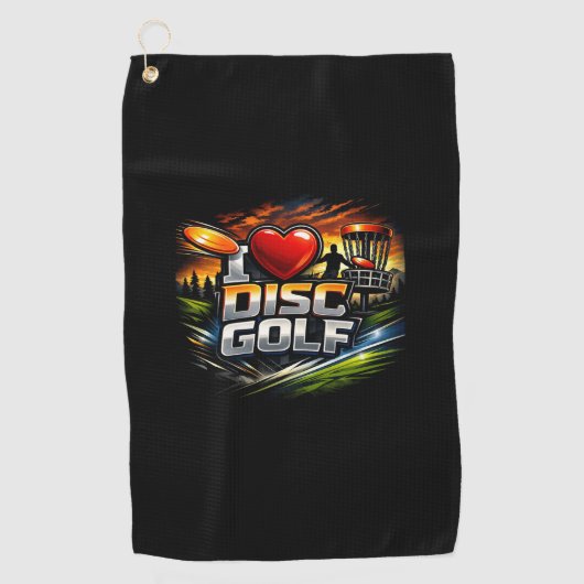 Serviette De Golf J'adore DG (Devant)