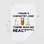 Serviette De Golf J'Ai Fait Une Blague De Chimie (En situation)