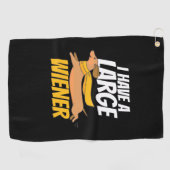 Serviette De Golf J'Ai Un Grand Évier (Horizontal)