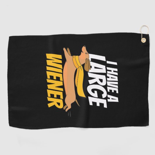 Serviette De Golf J'Ai Un Grand Évier (Horizontal)