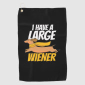 Serviette De Golf J'Ai Un Grand Évier (Devant)