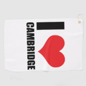 Serviette De Golf J'aime Cambridge (Horizontal)