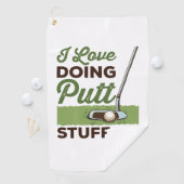 Serviette De Golf J'Aime Faire Putt Stuff Funny Golf Putting (En situation)