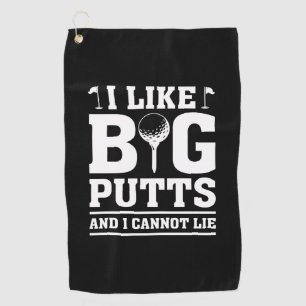 Serviette De Golf J'Aime Les Gros Puttes Et Je Ne Peux Pas Mentir