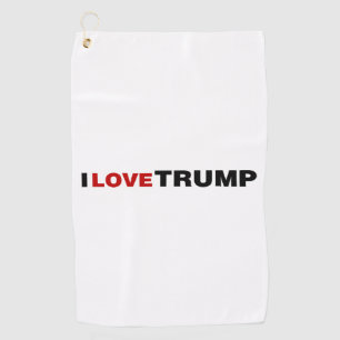 Serviette De Golf J'aime Trump