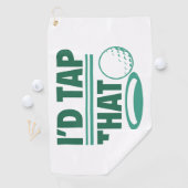 Serviette De Golf J'aimerais taper ça (En situation)