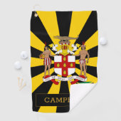 Serviette De Golf Jamaica Golf Towel & Jamaican Flag / Patriots (En situation)