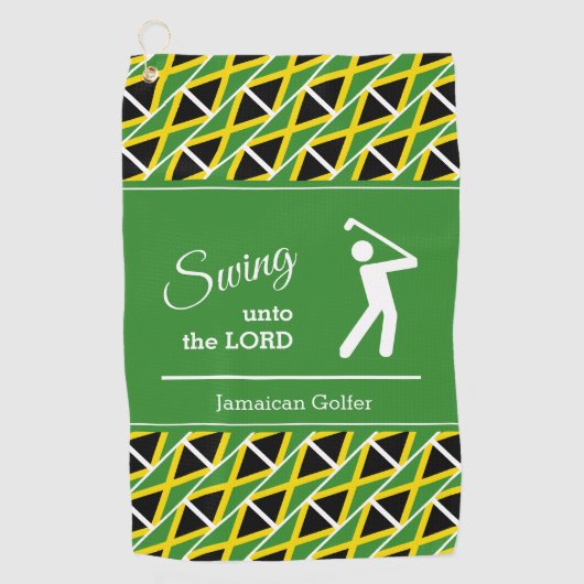 Serviette De Golf JAMAICA personnalisée (Devant)