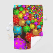 Serviette De Golf Jamboree d'ornement de Noël (En situation)