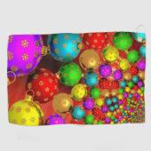 Serviette De Golf Jamboree d'ornement de Noël (Horizontal)