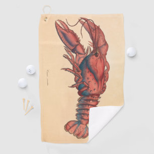 Serviette De Golf James Sowerby Homard serbé