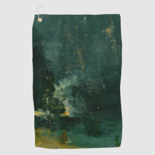 Serviette De Golf James Whistler - Nocturne en noir et or