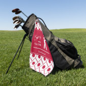 Serviette De Golf JAPON chrétien personnalisé (Vert)