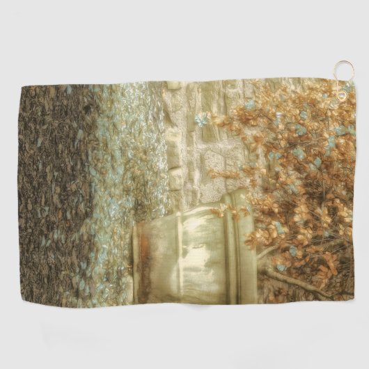 Serviette De Golf Jardin d'automne rustique (Horizontal)
