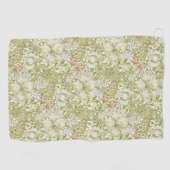 Serviette De Golf Jardin de lys doré classique de William Morris (Horizontal)