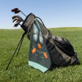 Serviette De Golf Jardin enchanté (Vert)
