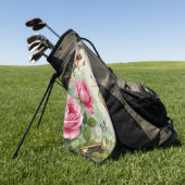 Serviette De Golf Jardin Enchanté des Fées Florales (Vert)