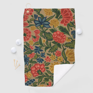 Serviette De Golf Jardin Floral Designer vintage