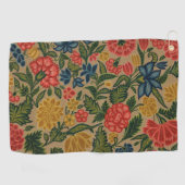 Serviette De Golf Jardin Floral Designer vintage (Horizontal)