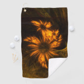 Serviette De Golf Jardin mystique Art Abstrait (En situation)