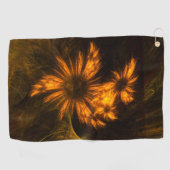 Serviette De Golf Jardin mystique Art Abstrait (Horizontal)
