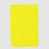 Serviette De Golf Jaune clair (couleur solide)  (Devant)
