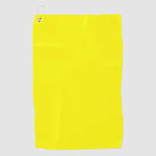 Serviette De Golf Jaune clair (couleur solide)