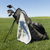 Serviette De Golf Jay noir à pâte molle à tarte noire Audubon Columb (Vert)