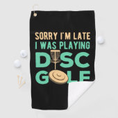 Serviette De Golf Je Jouais À Disk Golf (En situation)