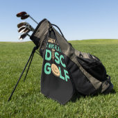 Serviette De Golf Je Jouais À Disk Golf (Vert)
