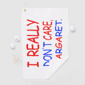 Serviette De Golf Je m'en fiche, Margaret Golf Towel (En situation)