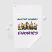 Serviette De Golf Je Pense À Mes Gnomes (En situation)