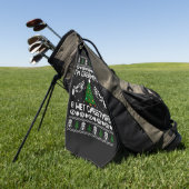 Serviette De Golf Je Rêve D'Un Noël Humide (Vert)