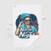 Serviette De Golf Je suis ici pour les Boos (En situation)