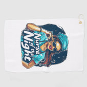 Serviette De Golf Je suis ici pour les Boos (Horizontal)