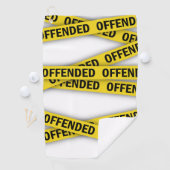 Serviette De Golf Je suis offensé que la police ne croise pas (En situation)