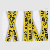 Serviette De Golf Je suis offensé que la police ne croise pas (Horizontal)