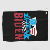 Serviette De Golf Je suis Ridin With Biden (Horizontal)