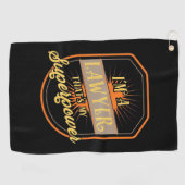Serviette De Golf Je Suis Un Avocat (Horizontal)