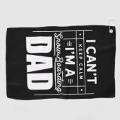 Serviette De Golf Je Suis Un Papa De Snowboard (Horizontal)